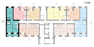 2-к квартира, вторичка, 62м2, 1/12 этаж