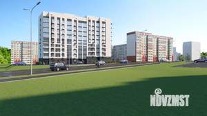 1-к квартира, строящийся дом, 41м2, 9/9 этаж