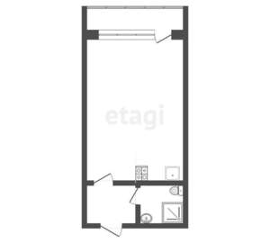 Студия квартира, вторичка, 22м2, 5/9 этаж