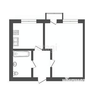 1-к квартира, вторичка, 18м2, 9/9 этаж