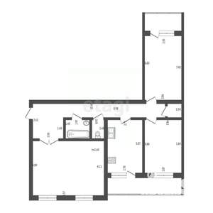 3-к квартира, вторичка, 80м2, 3/5 этаж