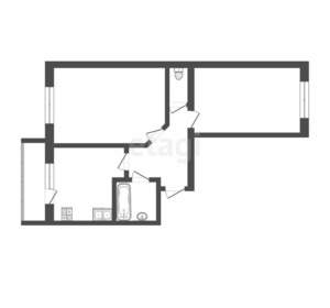 2-к квартира, вторичка, 40м2, 3/9 этаж