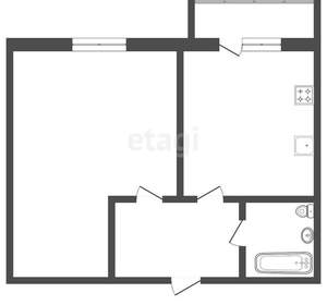 1-к квартира, вторичка, 34м2, 9/10 этаж