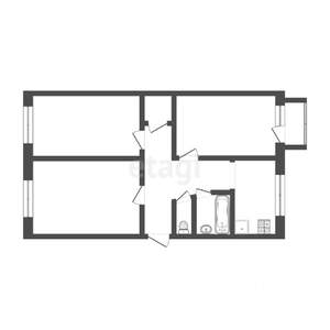 3-к квартира, вторичка, 61м2, 5/5 этаж