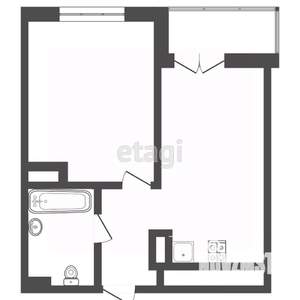 1-к квартира, вторичка, 49м2, 7/18 этаж