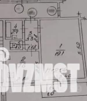 1-к квартира, вторичка, 33м2, 1/10 этаж