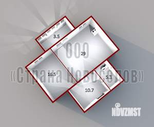 2-к квартира, вторичка, 65м2, 7/9 этаж