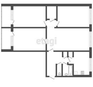 4-к квартира, вторичка, 84м2, 5/5 этаж