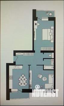 2-к квартира, вторичка, 65м2, 5/12 этаж