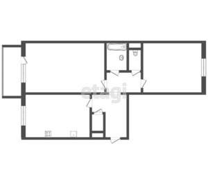 2-к квартира, вторичка, 61м2, 8/10 этаж