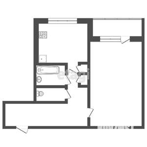 1-к квартира, вторичка, 33м2, 8/9 этаж