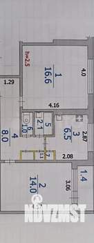 2-к квартира, вторичка, 49м2, 3/9 этаж