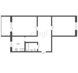 2-к квартира, вторичка, 41м2, 3/5 этаж