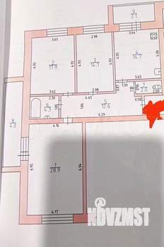 3-к квартира, вторичка, 95м2, 9/10 этаж