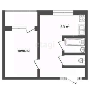 1-к квартира, вторичка, 33м2, 3/10 этаж