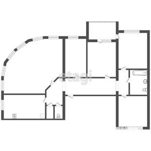 4-к квартира, вторичка, 100м2, 3/10 этаж