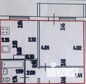 1-к квартира, вторичка, 35м2, 4/10 этаж
