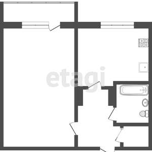 1-к квартира, вторичка, 38м2, 6/10 этаж