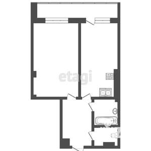 1-к квартира, вторичка, 41м2, 11/16 этаж