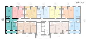 2-к квартира, вторичка, 63м2, 4/12 этаж