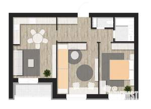 2-к квартира, вторичка, 67м2, 2/9 этаж