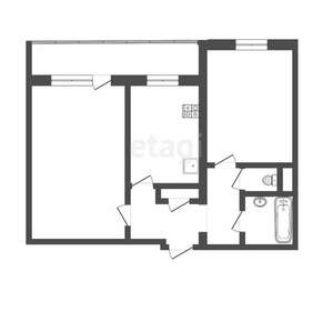 2-к квартира, вторичка, 47м2, 7/7 этаж