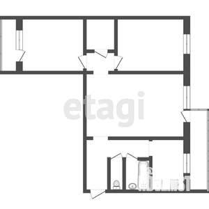 3-к квартира, вторичка, 67м2, 4/9 этаж