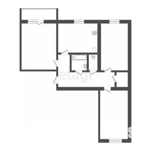 3-к квартира, вторичка, 81м2, 8/11 этаж