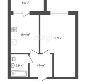 1-к квартира, вторичка, 37м2, 6/12 этаж