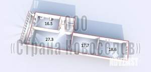 2-к квартира, вторичка, 86м2, 2/4 этаж