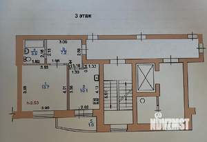 1-к квартира, вторичка, 37м2, 3/12 этаж