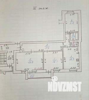 3-к квартира, вторичка, 89м2, 6/7 этаж