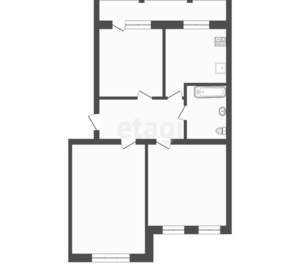 3-к квартира, вторичка, 83м2, 1/5 этаж