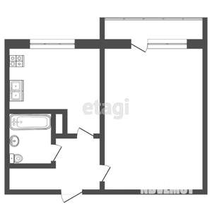 1-к квартира, вторичка, 36м2, 5/10 этаж