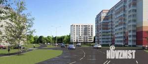1-к квартира, строящийся дом, 41м2, 2/9 этаж