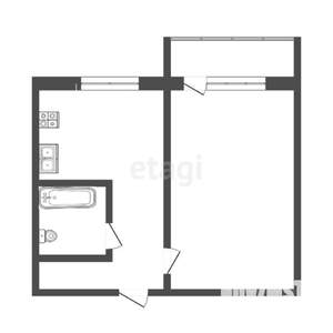 1-к квартира, вторичка, 37м2, 7/10 этаж