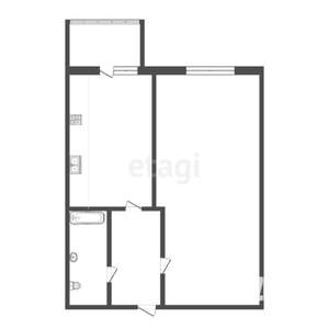 1-к квартира, вторичка, 32м2, 4/10 этаж