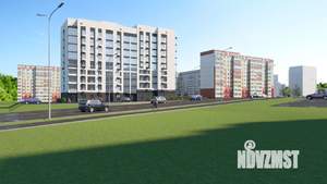 1-к квартира, строящийся дом, 46м2, 2/9 этаж