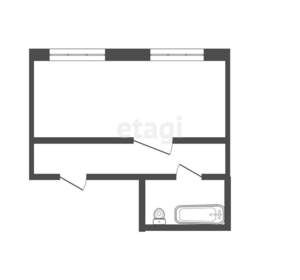 Студия квартира, вторичка, 23м2, 1/5 этаж