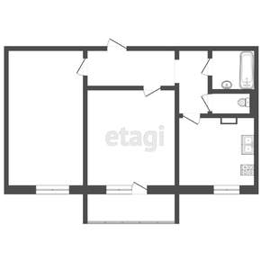 2-к квартира, вторичка, 55м2, 5/10 этаж