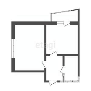 1-к квартира, вторичка, 40м2, 2/10 этаж