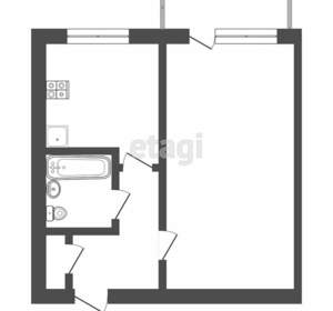 1-к квартира, вторичка, 33м2, 5/5 этаж