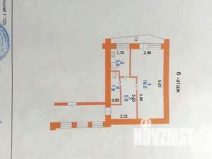 1-к квартира, вторичка, 28м2, 6/9 этаж