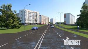 1-к квартира, строящийся дом, 42м2, 4/9 этаж