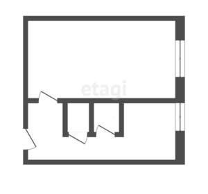 1-к квартира, вторичка, 33м2, 1/5 этаж