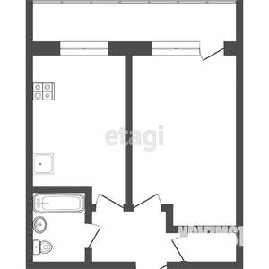 1-к квартира, вторичка, 29м2, 7/9 этаж