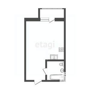 Студия квартира, вторичка, 32м2, 18/18 этаж