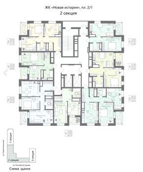 1-к квартира, вторичка, 35м2, 2/18 этаж