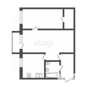 2-к квартира, вторичка, 44м2, 4/5 этаж