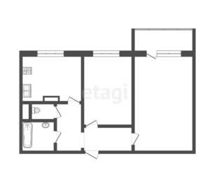 2-к квартира, вторичка, 55м2, 8/10 этаж